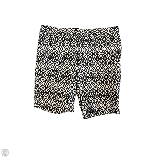 Shorts By Mario Serrani In Black & Cream, Size: M