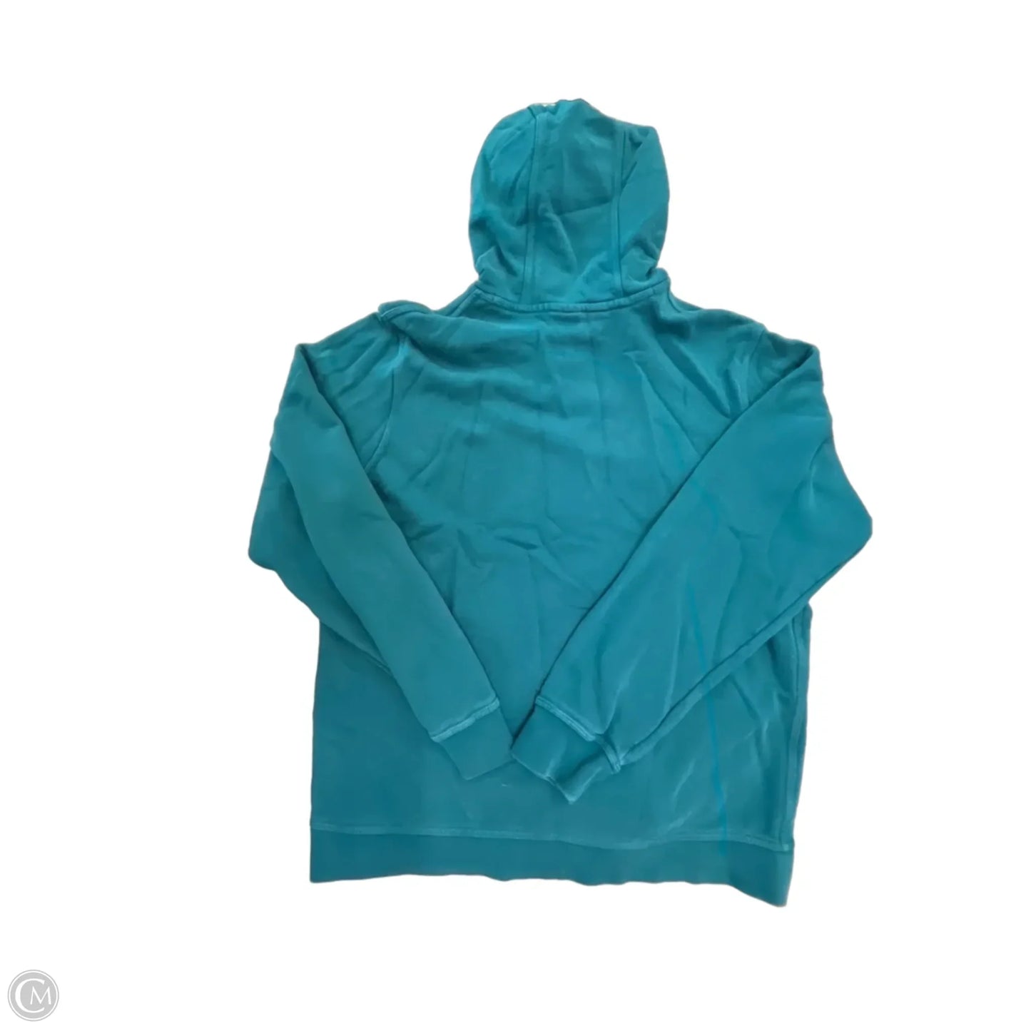 Sweatshirt Hoodie By Nike In Teal, Size: Xl