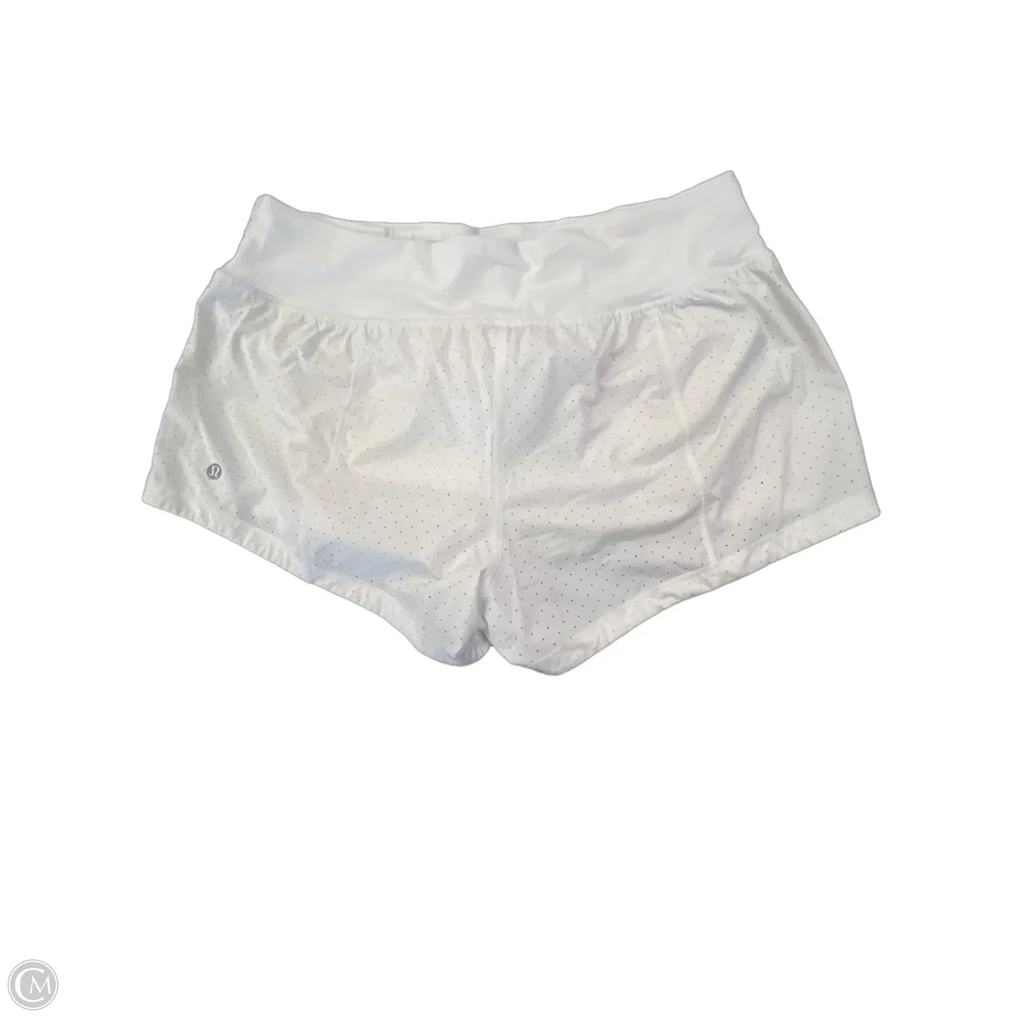 Athletic Shorts By Lululemon In White, Size: M