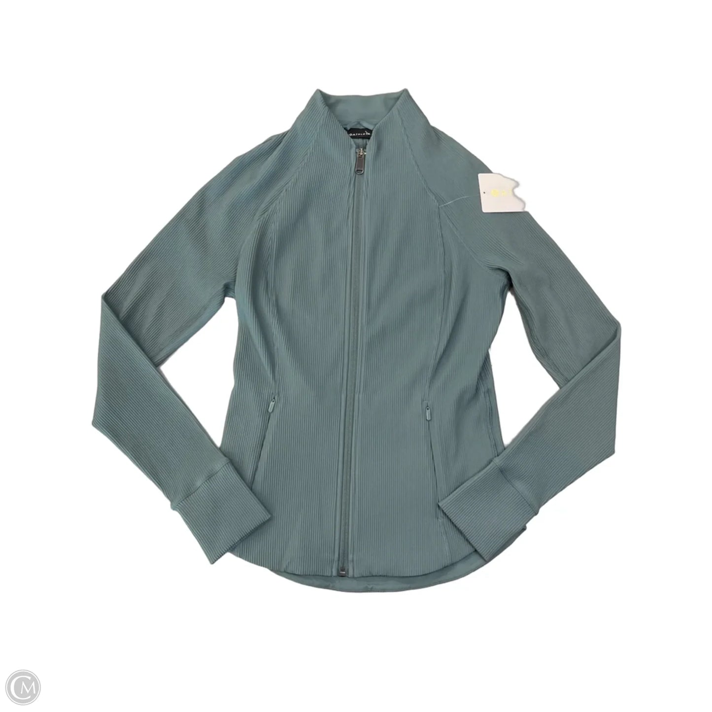 Athletic Jacket By Athleta In Green, Size: S