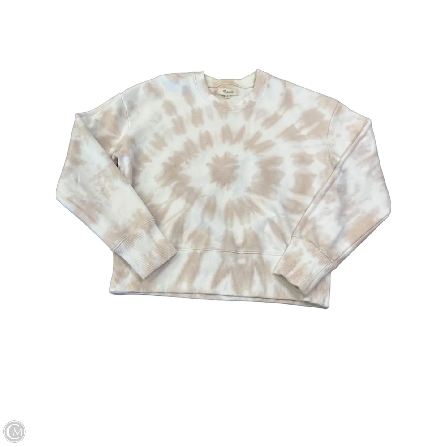 Sweatshirt Crewneck By Madewell In Tie Dye Print, Size: S