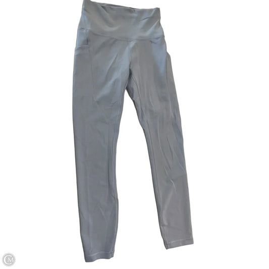 Athletic Leggings By Lululemon In Grey, Size: S
