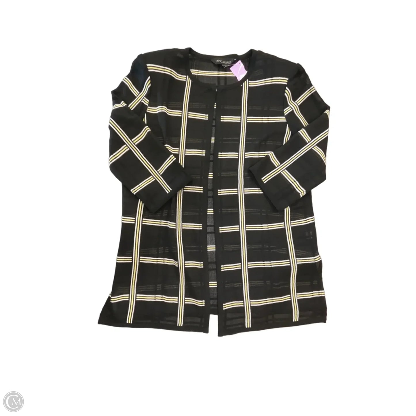 Cardigan By Ming Wang In Black, Size: M