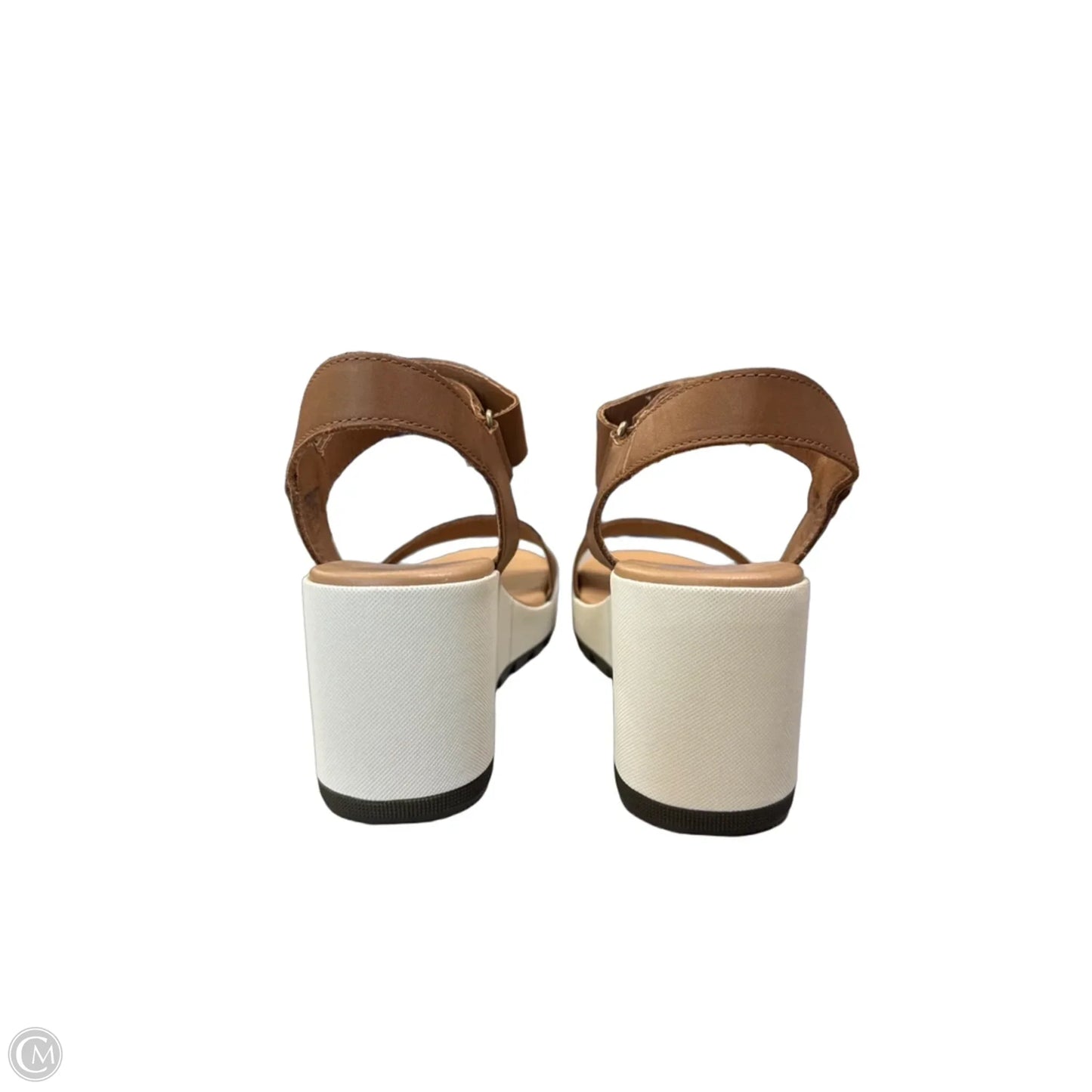 Sandals Heels Wedge By Sorel In Tan, Size: 11