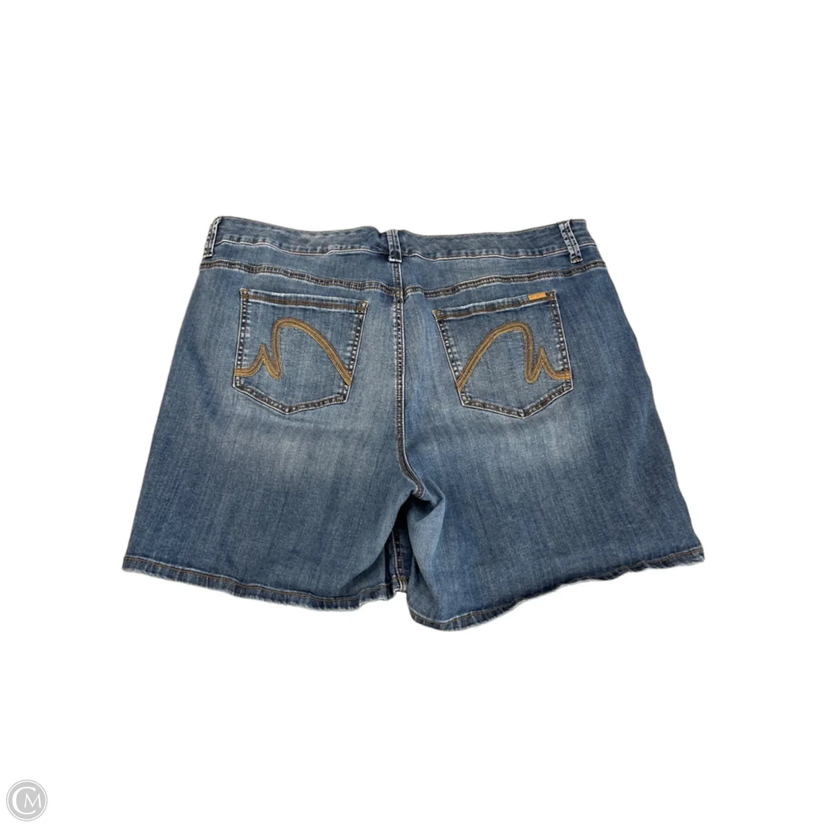 Shorts By Melissa Mccarthy In Blue Denim, Size: 2x