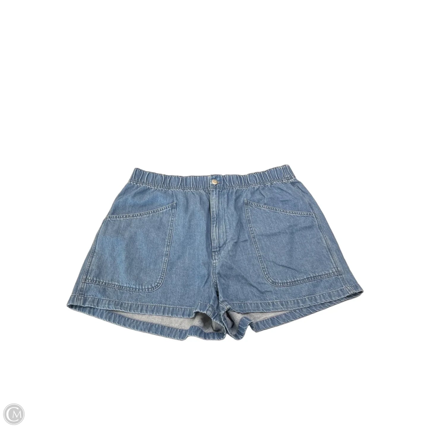 Shorts By Madewell In Blue Denim, Size: Xl