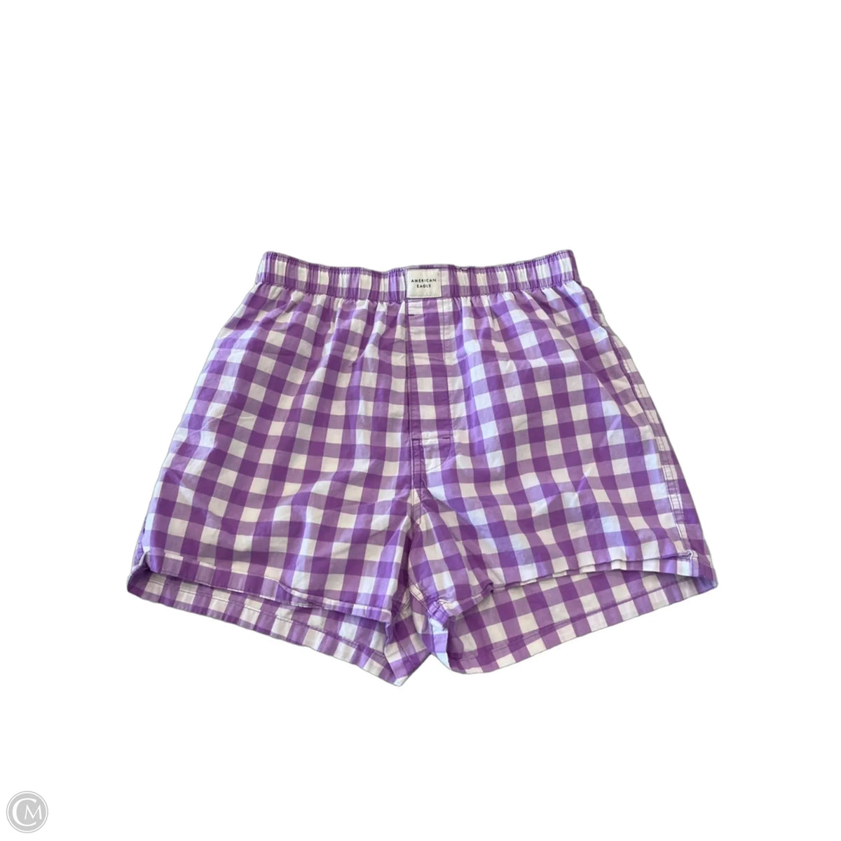 Shorts By American Eagle In Checkered Pattern, Size: S