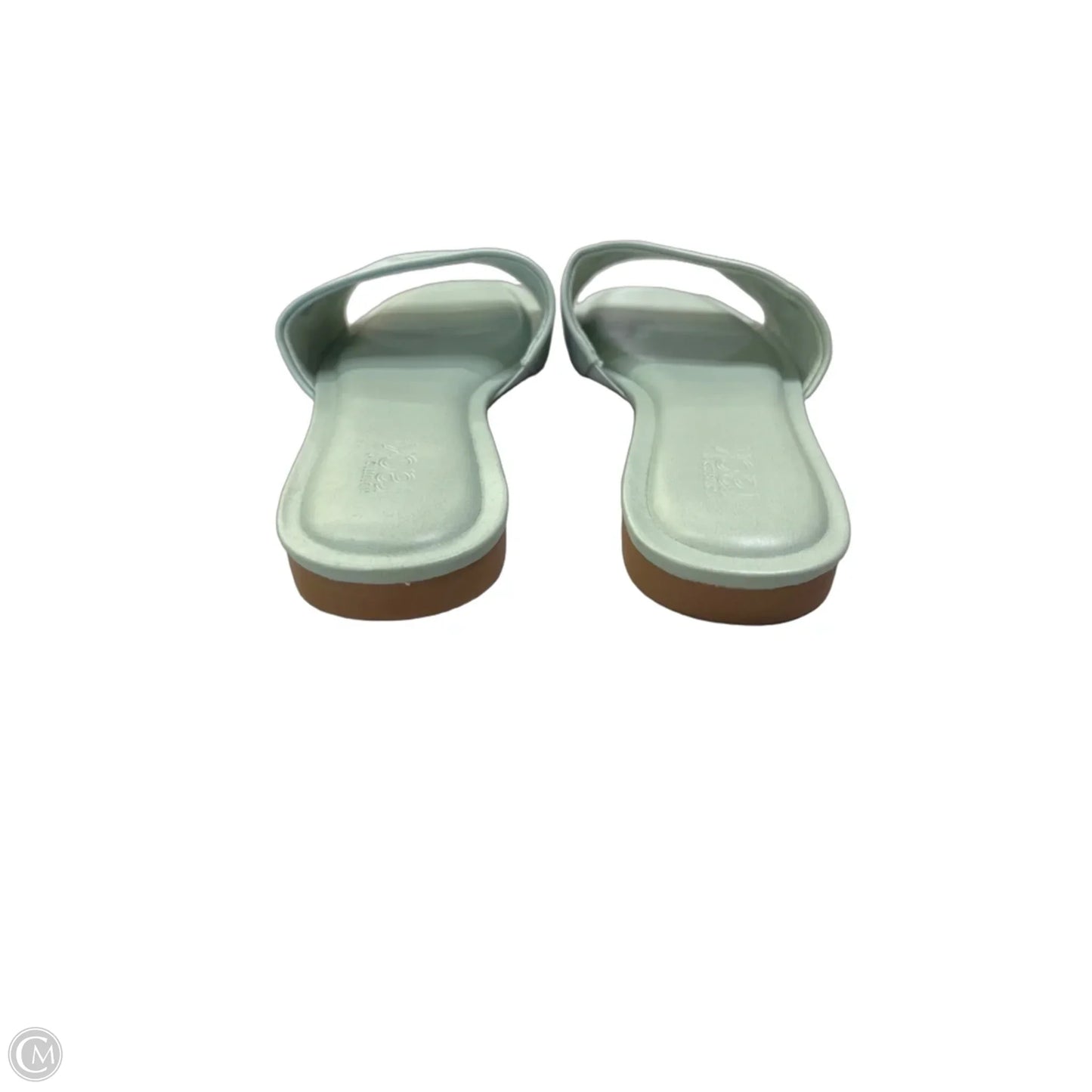 Sandals Flats By Nordstrom In Aqua, Size: 7