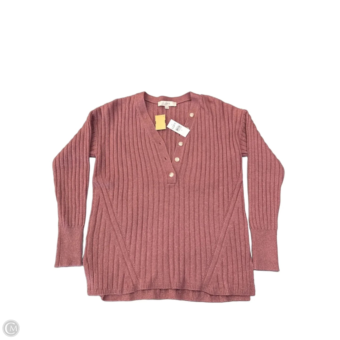 Sweater By Loft In Mauve, Size: S
