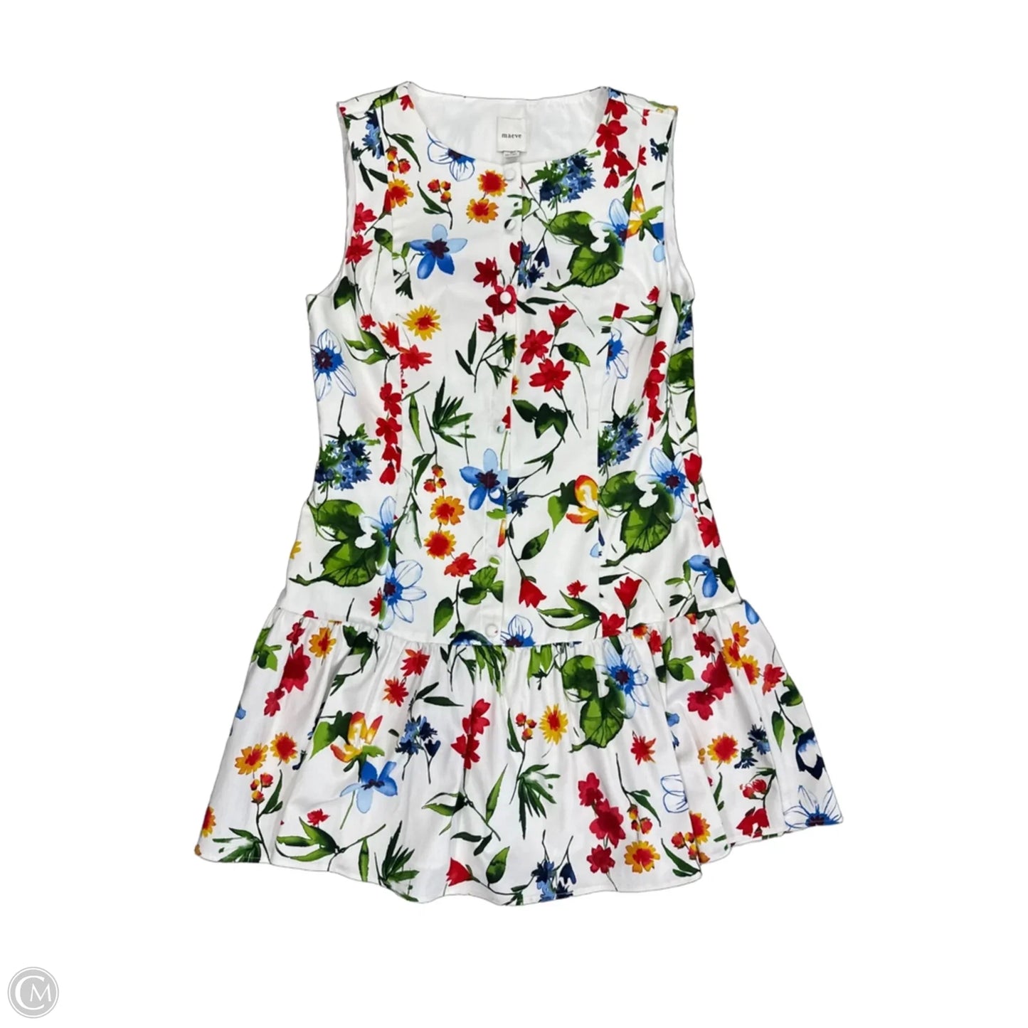 Dress Casual Short By Maeve In White, Size: M