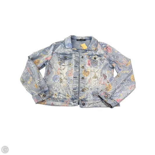 Jacket Denim By Charlie B In Blue Denim, Size: M