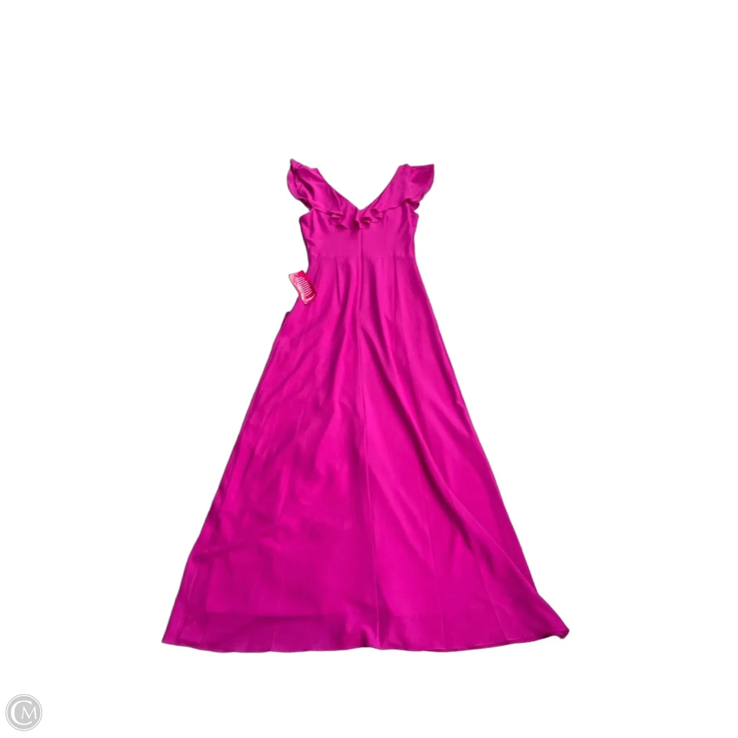 Dress Party Long By Badgley Mischka In Pink, Size: Xs