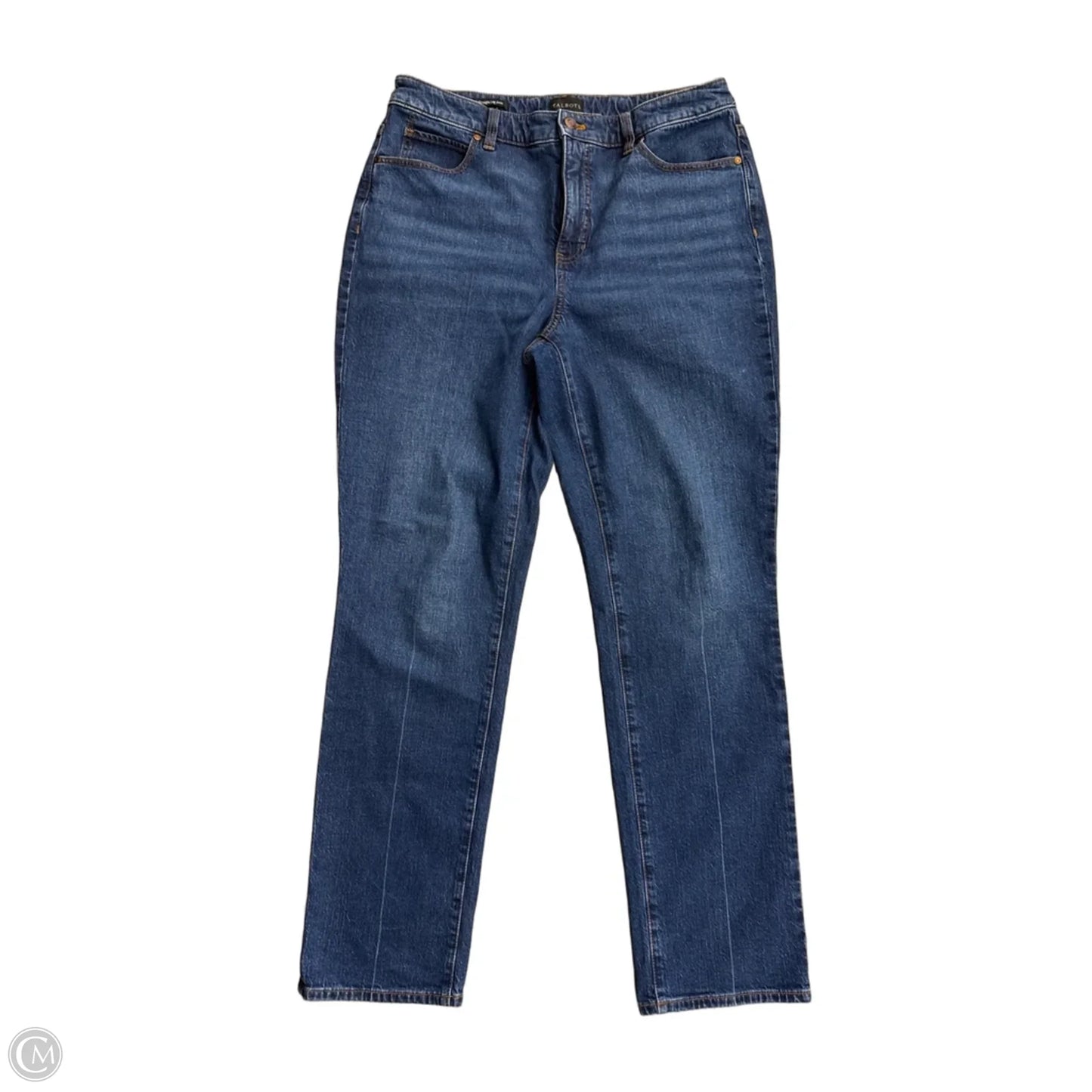 Jeans Straight By Talbots In Blue Denim, Size: 10