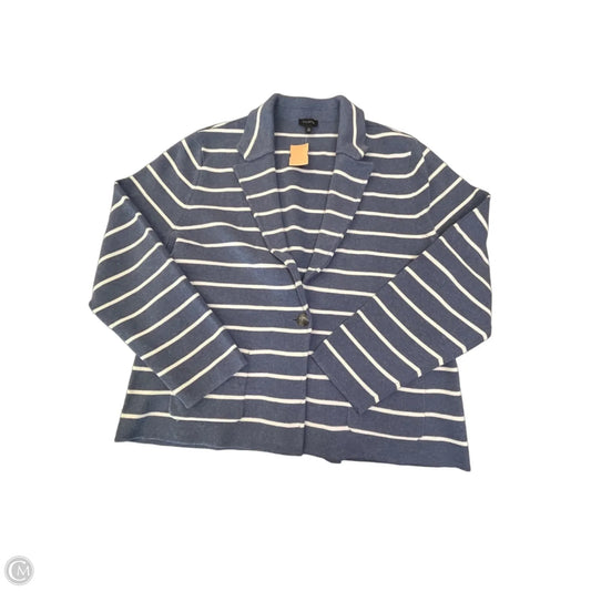 Blazer By Talbots In Striped Pattern, Size: Xl
