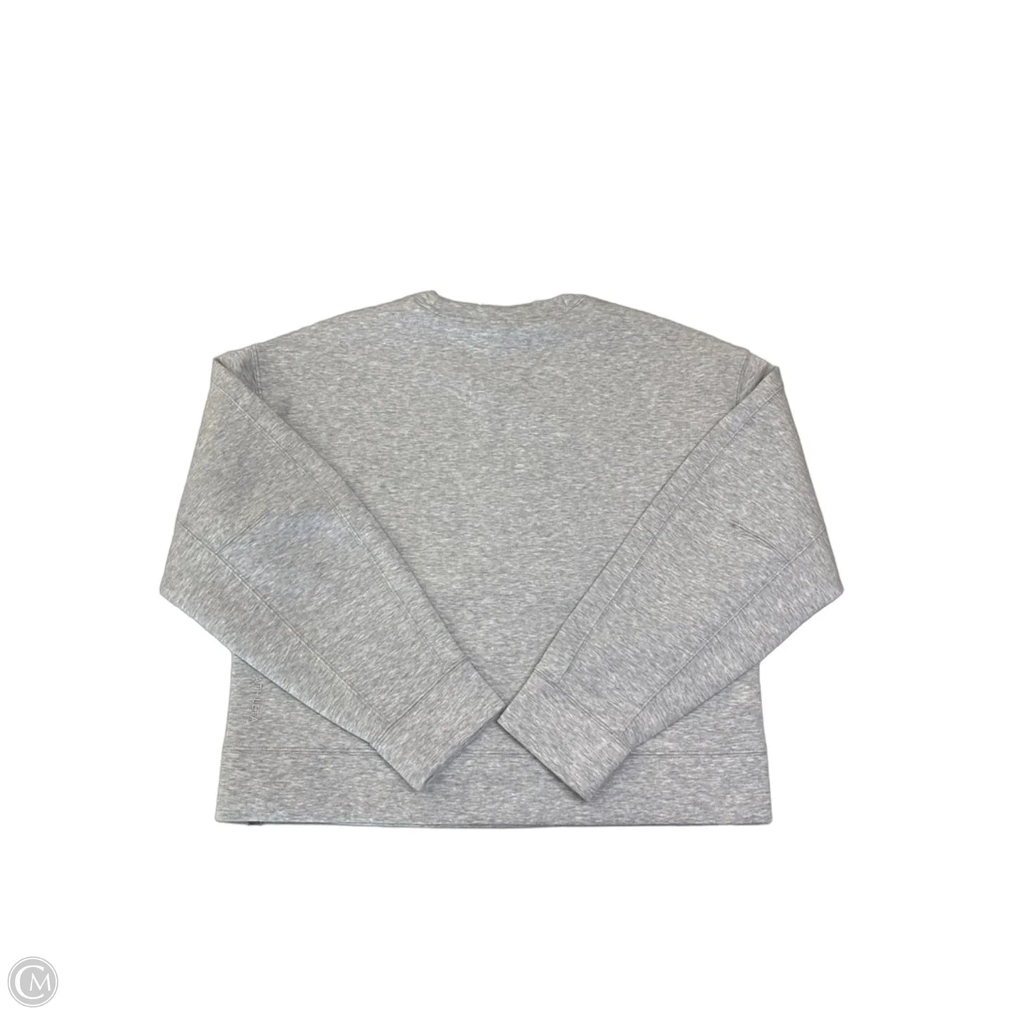 Sweatshirt Crewneck By Athleta In Grey, Size: M