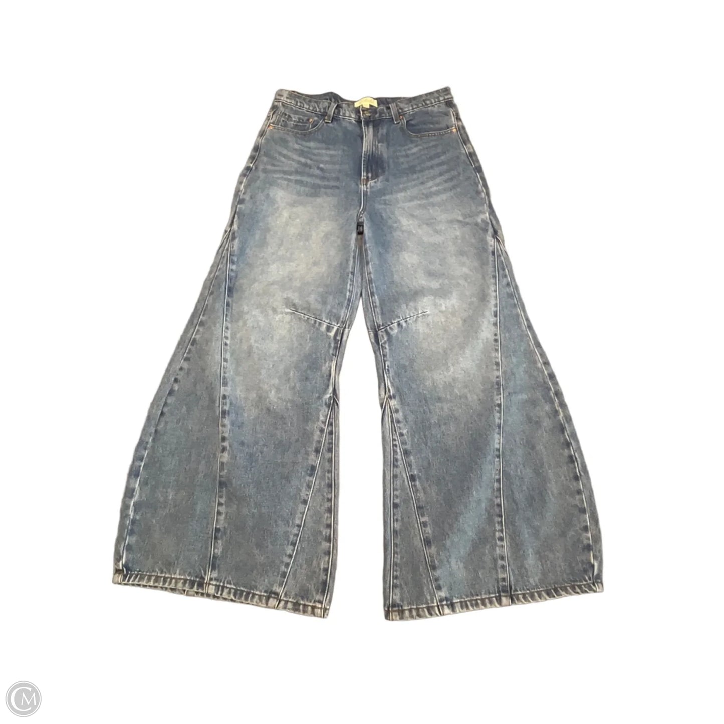 Jeans Wide Leg By Listicle In Blue Denim, Size: 10