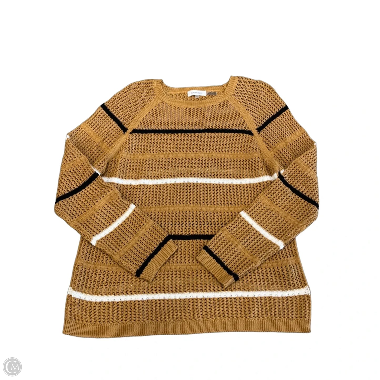 Sweater By Calvin Klein In Brown, Size: M