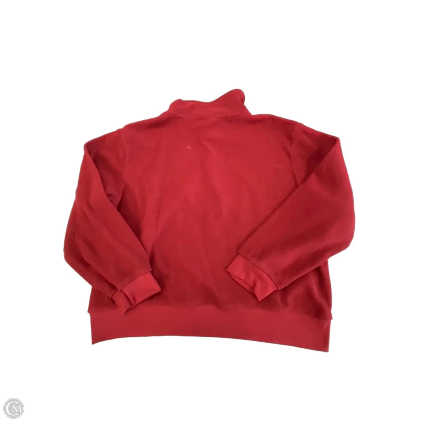 Top Long Sleeve By Natural Reflections In Maroon, Size: Xl
