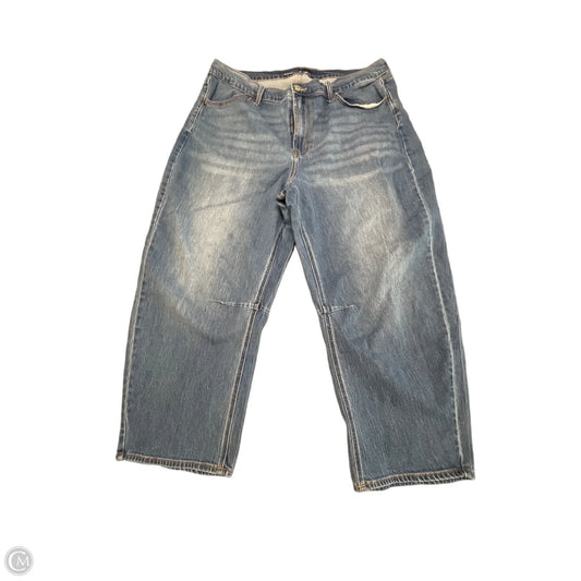 Jeans Wide Leg By Old Navy In Blue Denim, Size: 18