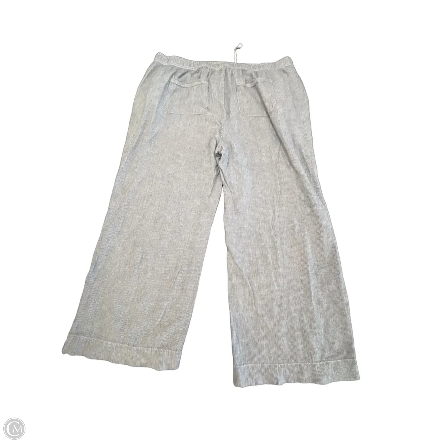 Pants Lounge By Briggs In Striped Pattern, Size: Xxl