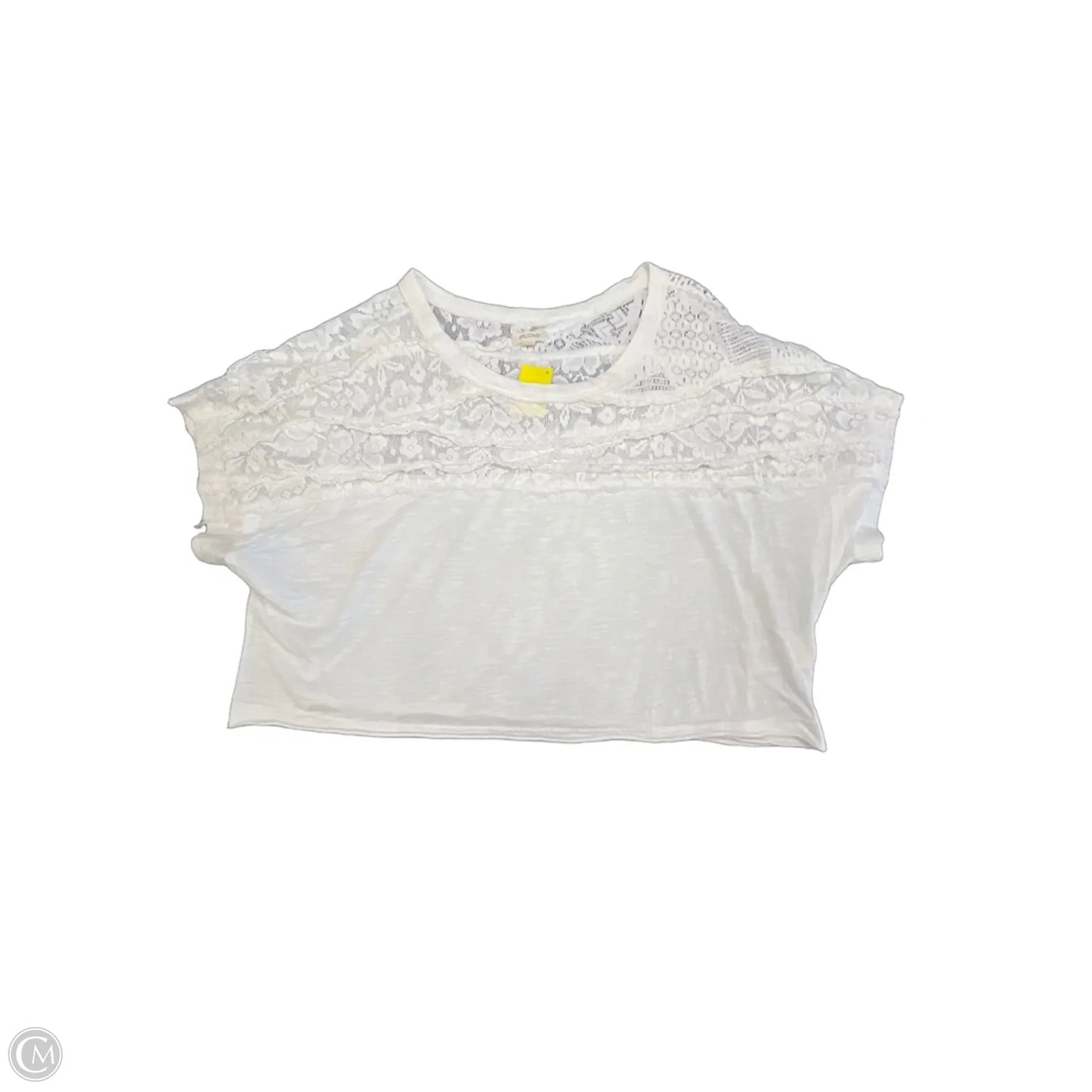Top Short Sleeve By Pilcro In White, Size: M
