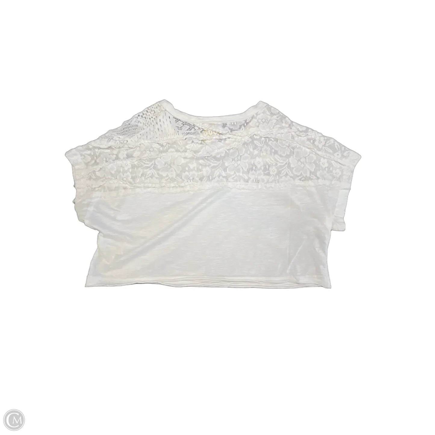 Top Short Sleeve By Pilcro In White, Size: M