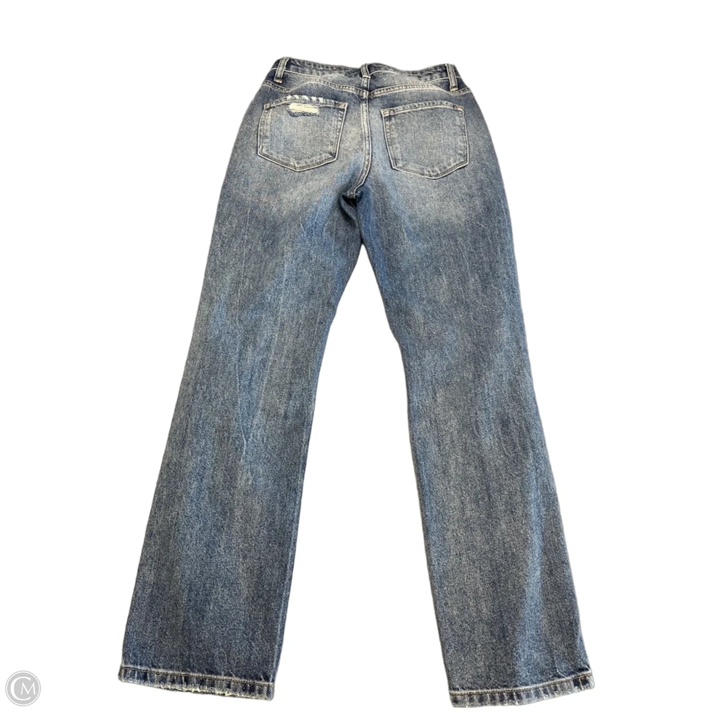 Jeans Straight By Flying Monkey In Blue Denim, Size: 0