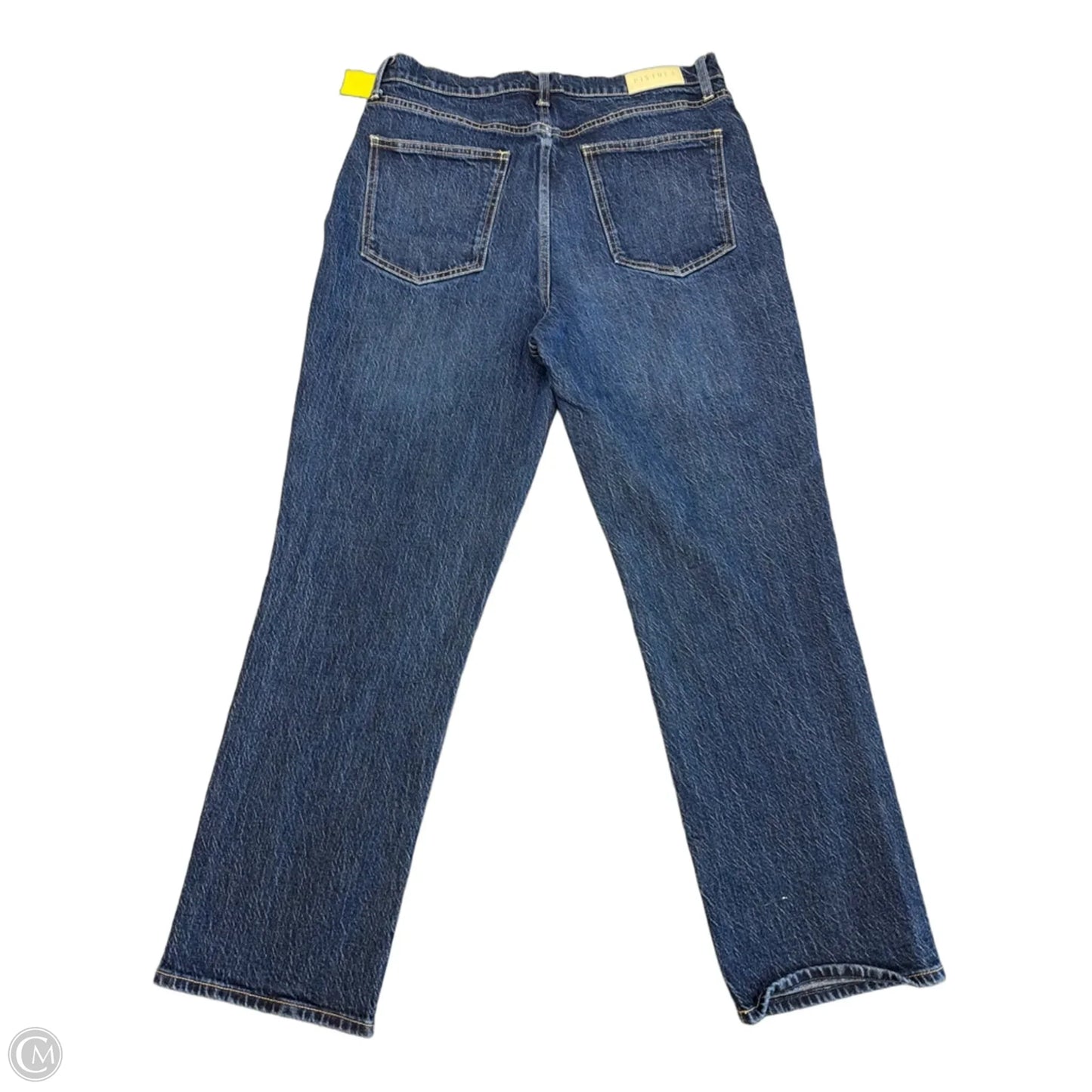 Jeans Straight By Pistola In Blue Denim, Size: 12