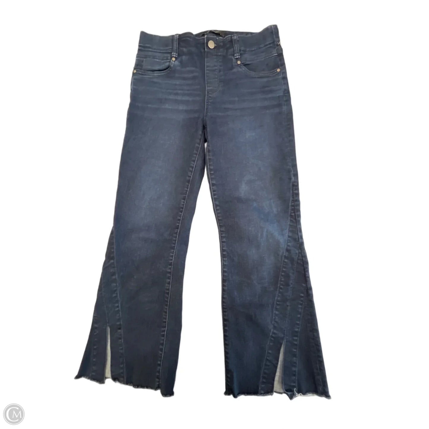 Jeans Cropped By Liverpool In Blue Denim, Size: 6