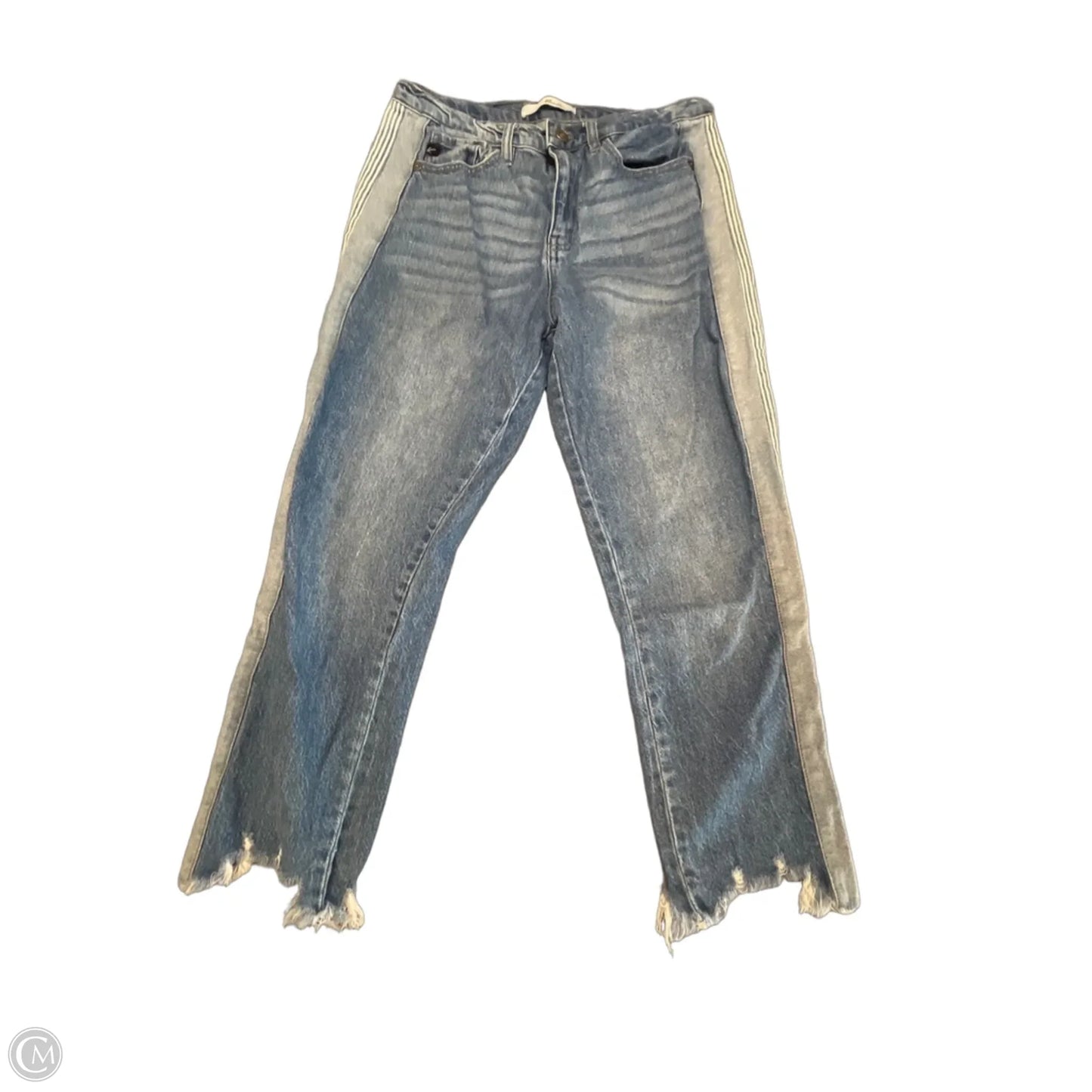 Jeans Cropped By Kancan In Blue Denim, Size: 4