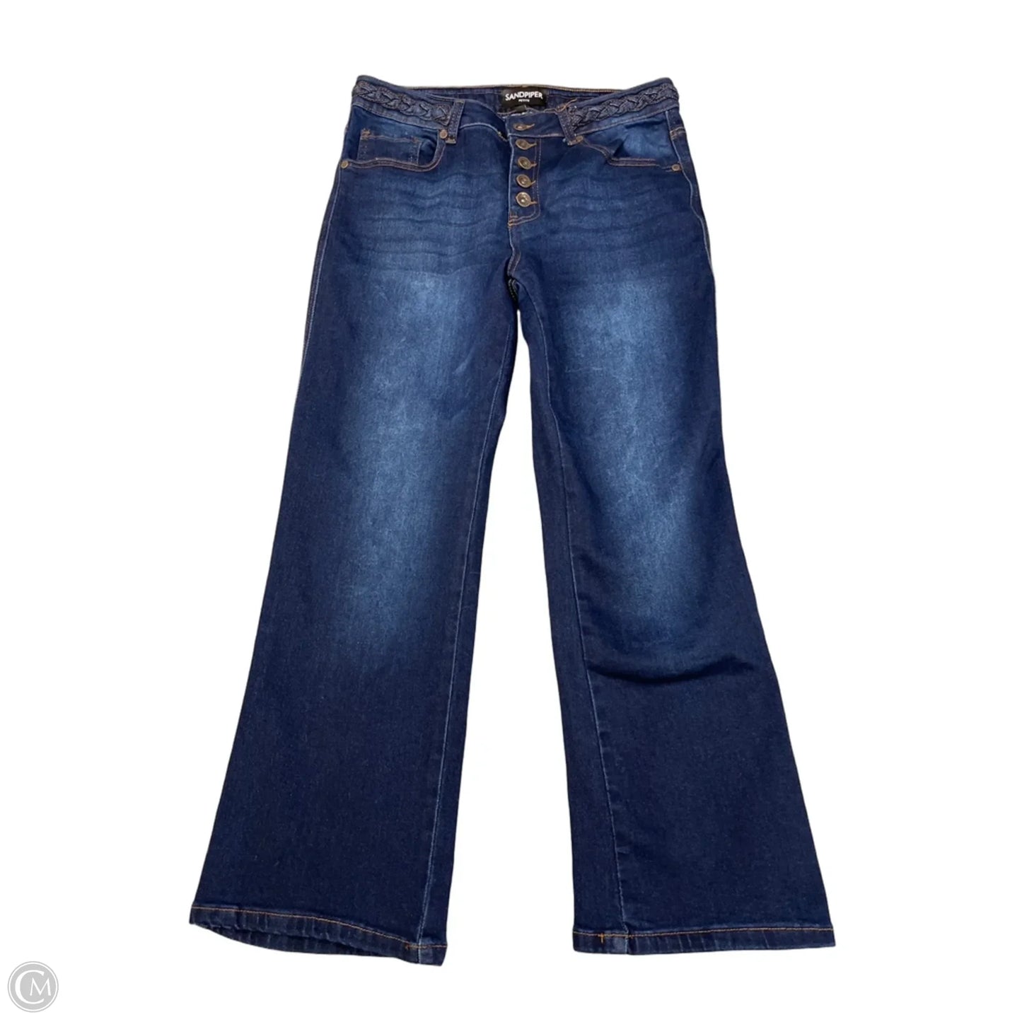 Jeans Straight By Clothes Mentor In Blue Denim, Size: 12p
