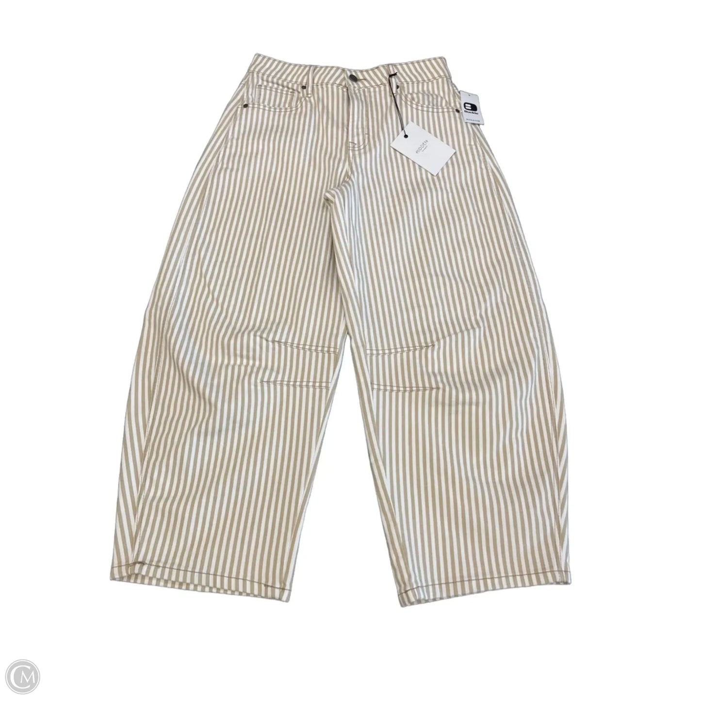 Jeans Wide Leg By Hidden In Striped Pattern, Size: 2