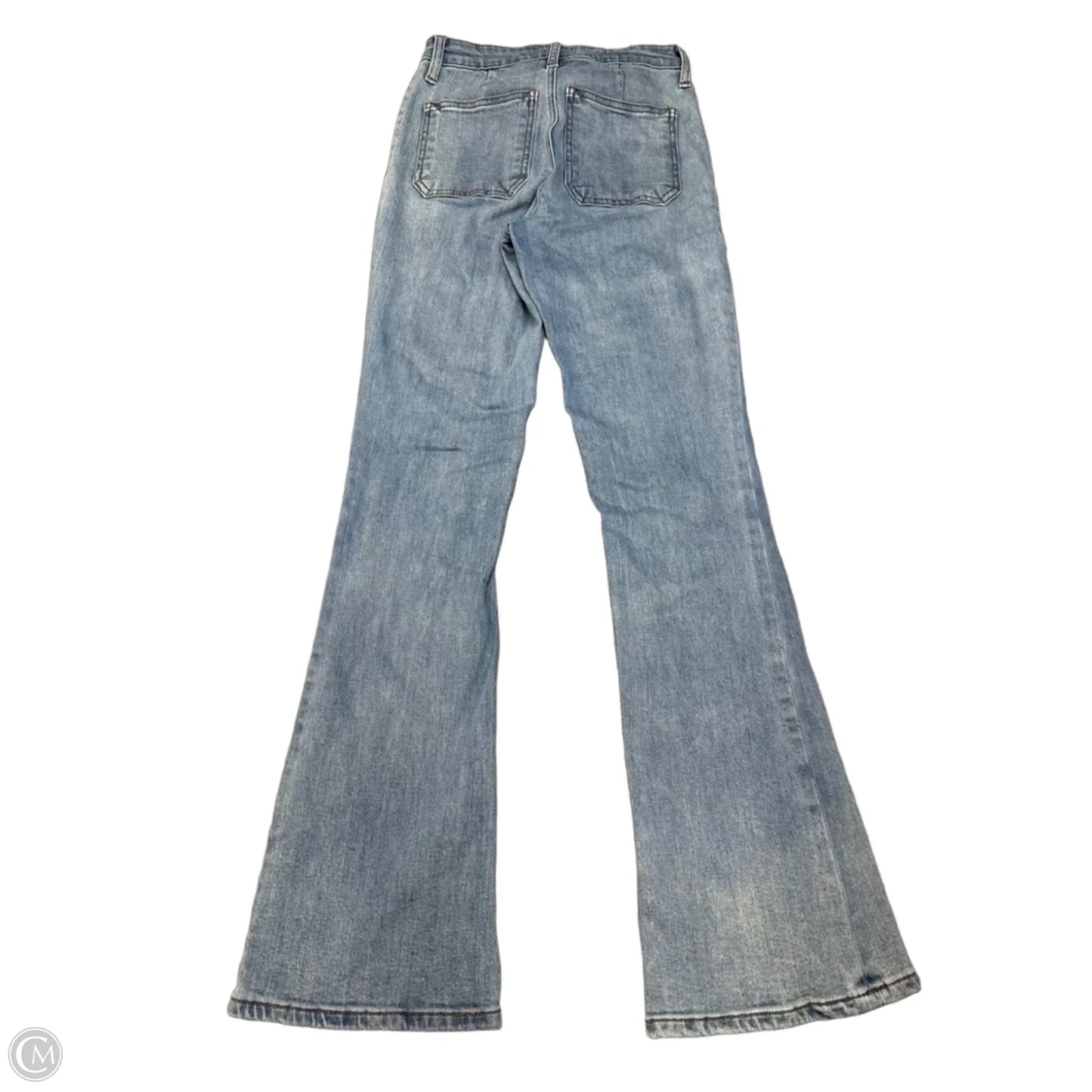 Jeans Flared By Kut In Blue Denim, Size: 0
