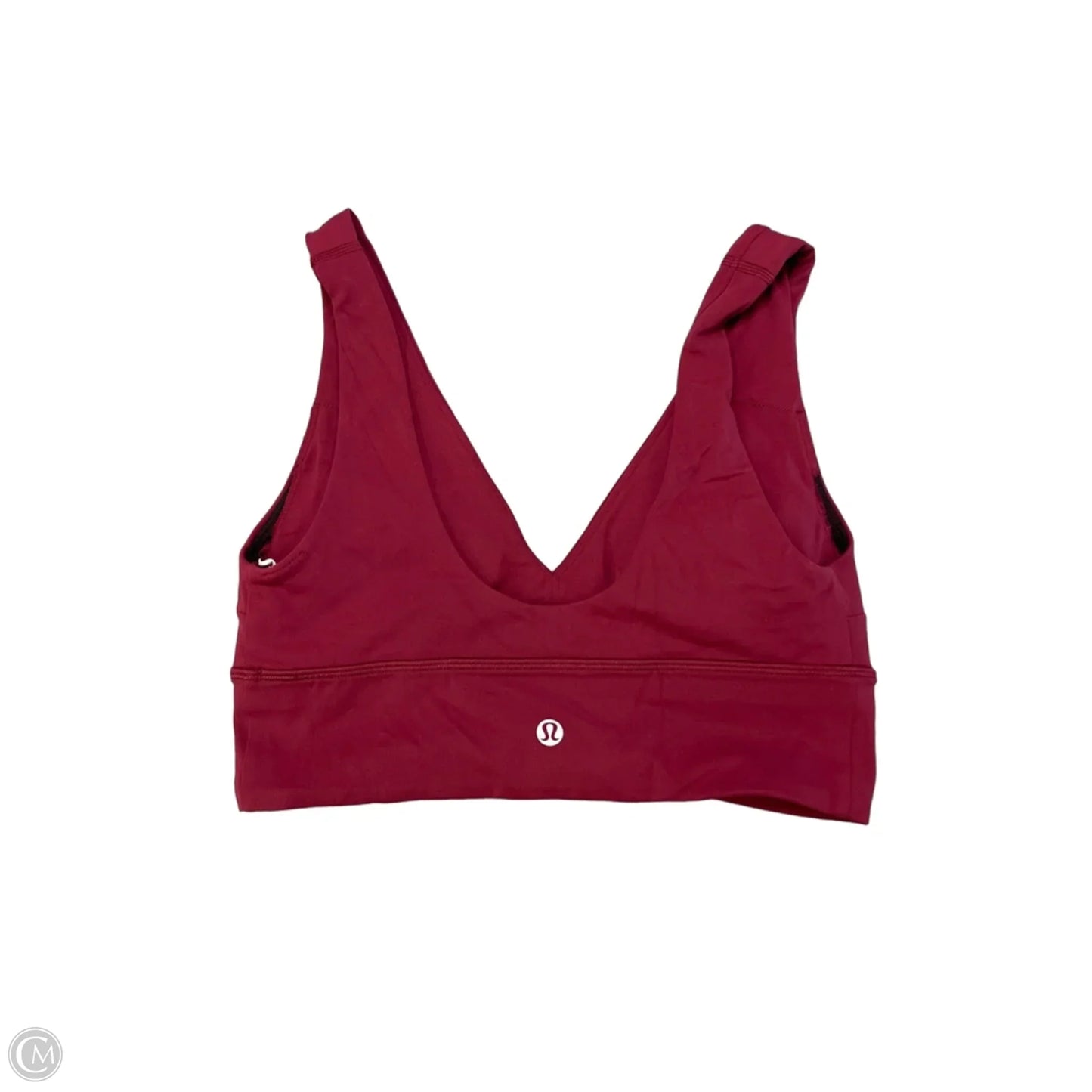 Athletic Bra By Lululemon In Maroon, Size: S