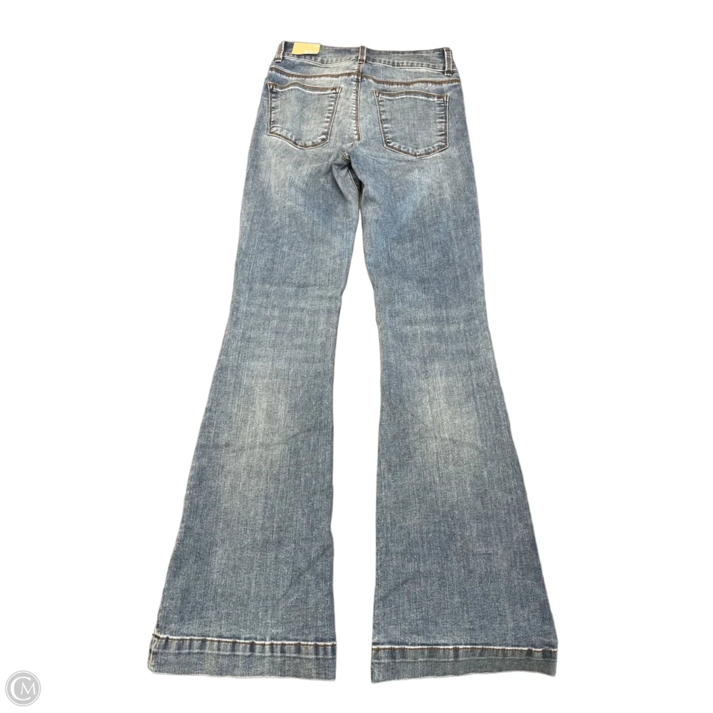 Jeans Flared By Kut In Blue Denim, Size: 0