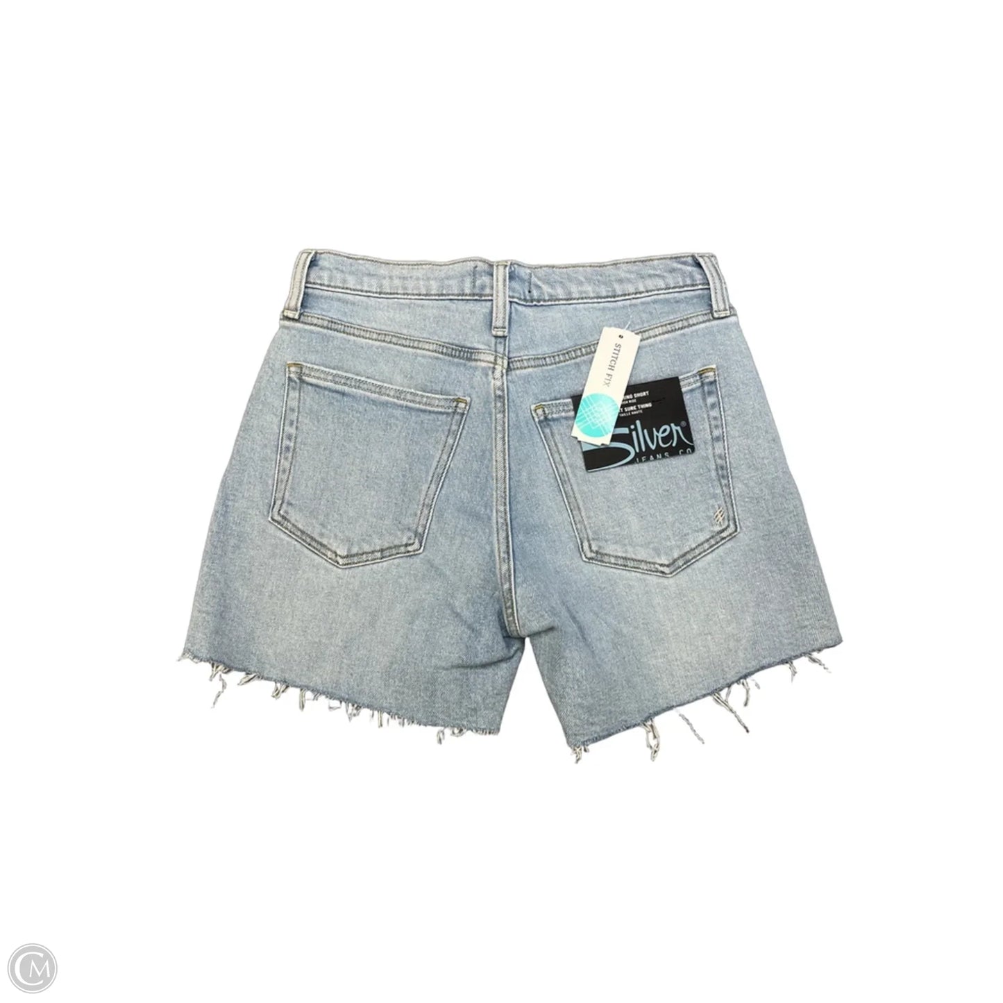 Shorts By Silver In Blue Denim, Size: 0