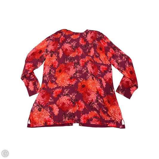Cardigan By Isaac Mizrahi In Multi-colored, Size: Xl