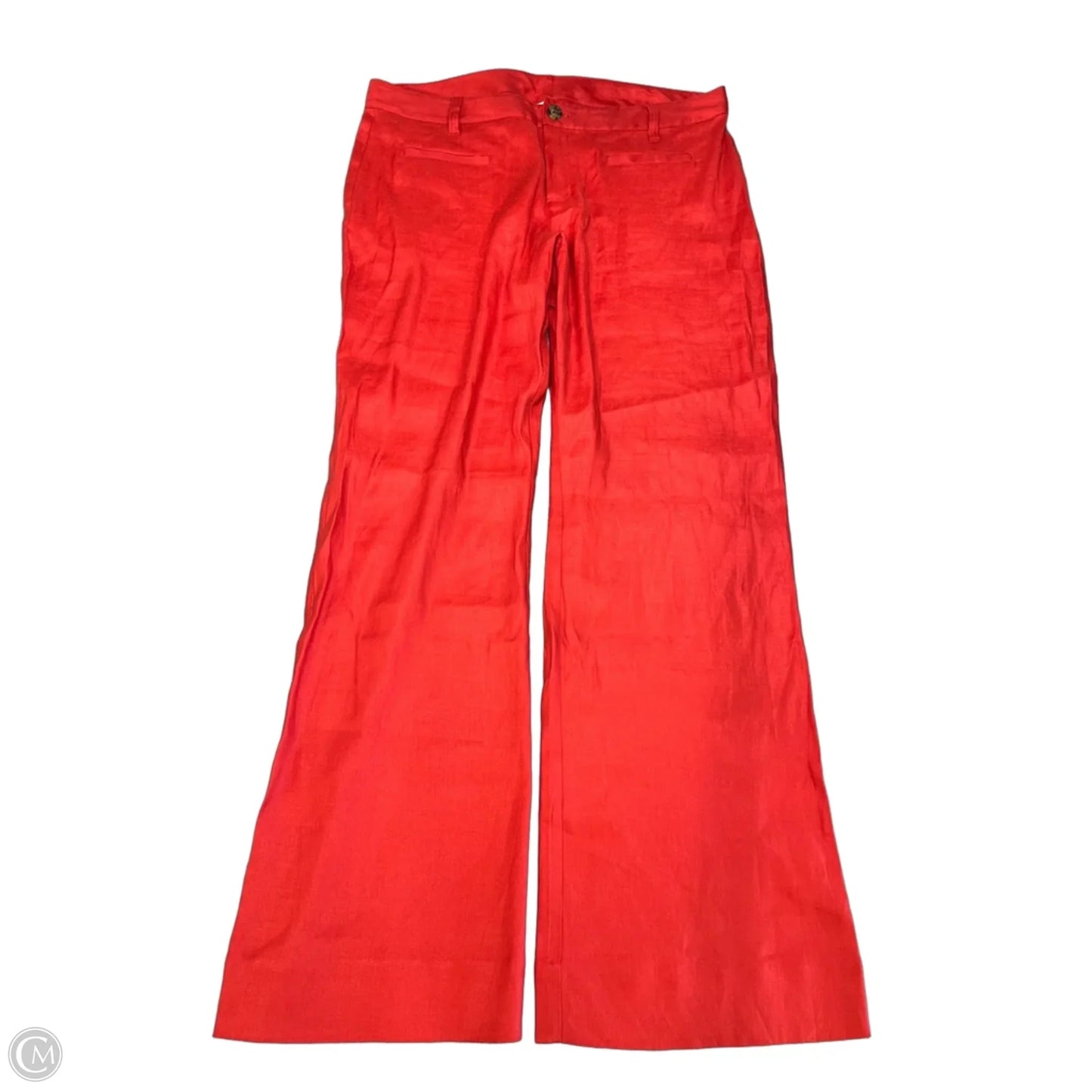 Pants Linen By Cabi In Red, Size: Xl