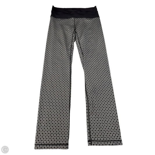 Athletic Pants By Lululemon In Black & Grey, Size: M