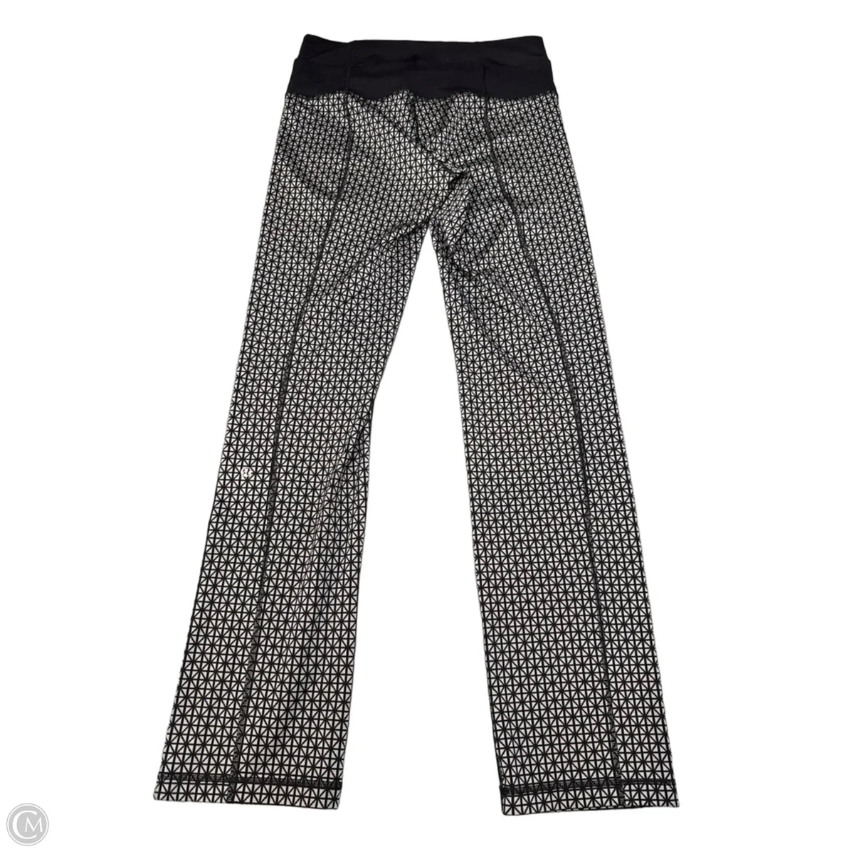 Athletic Pants By Lululemon In Black & Grey, Size: M