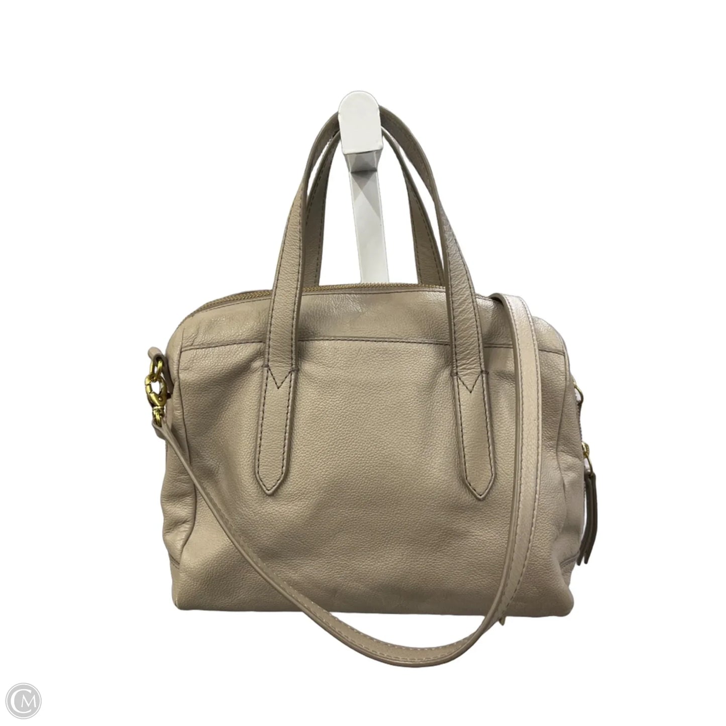 Crossbody Leather By Fossil, Size: Medium
