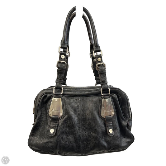 Handbag Leather By B. Makowsky, Size: Medium