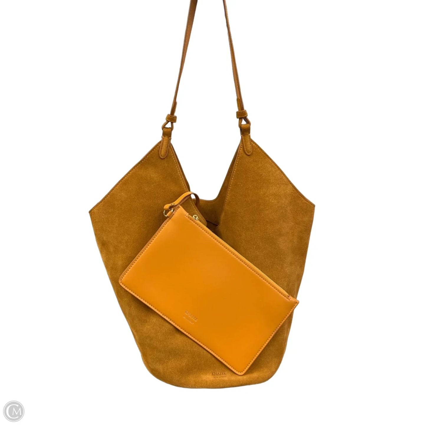 Handbag Leather By Cma, Size: Medium