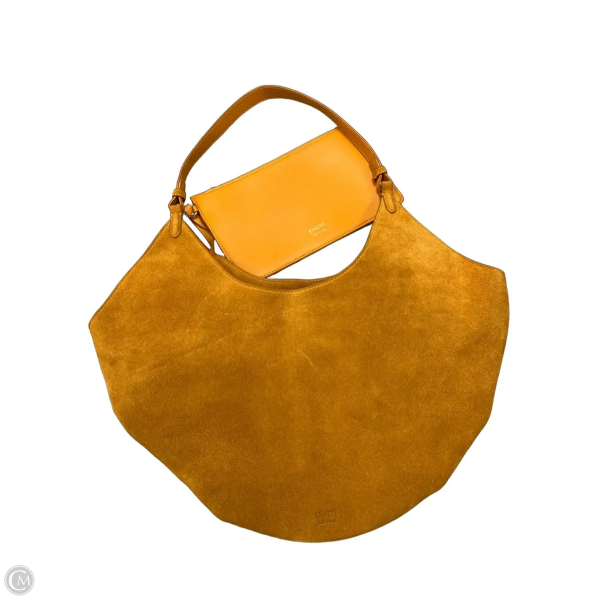 Handbag Leather By Cma, Size: Medium