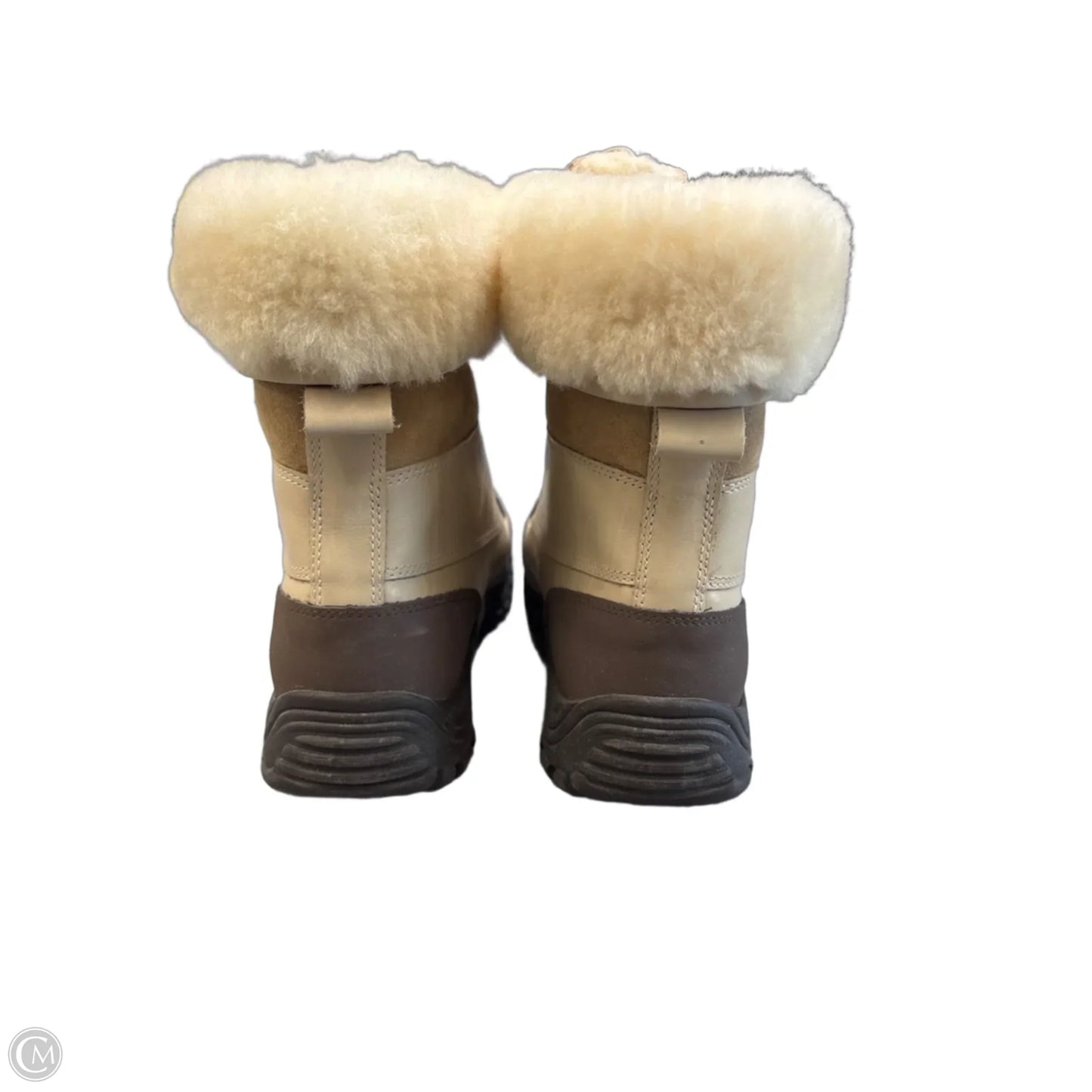 Boots Designer By Ugg In Brown & Tan, Size: 9