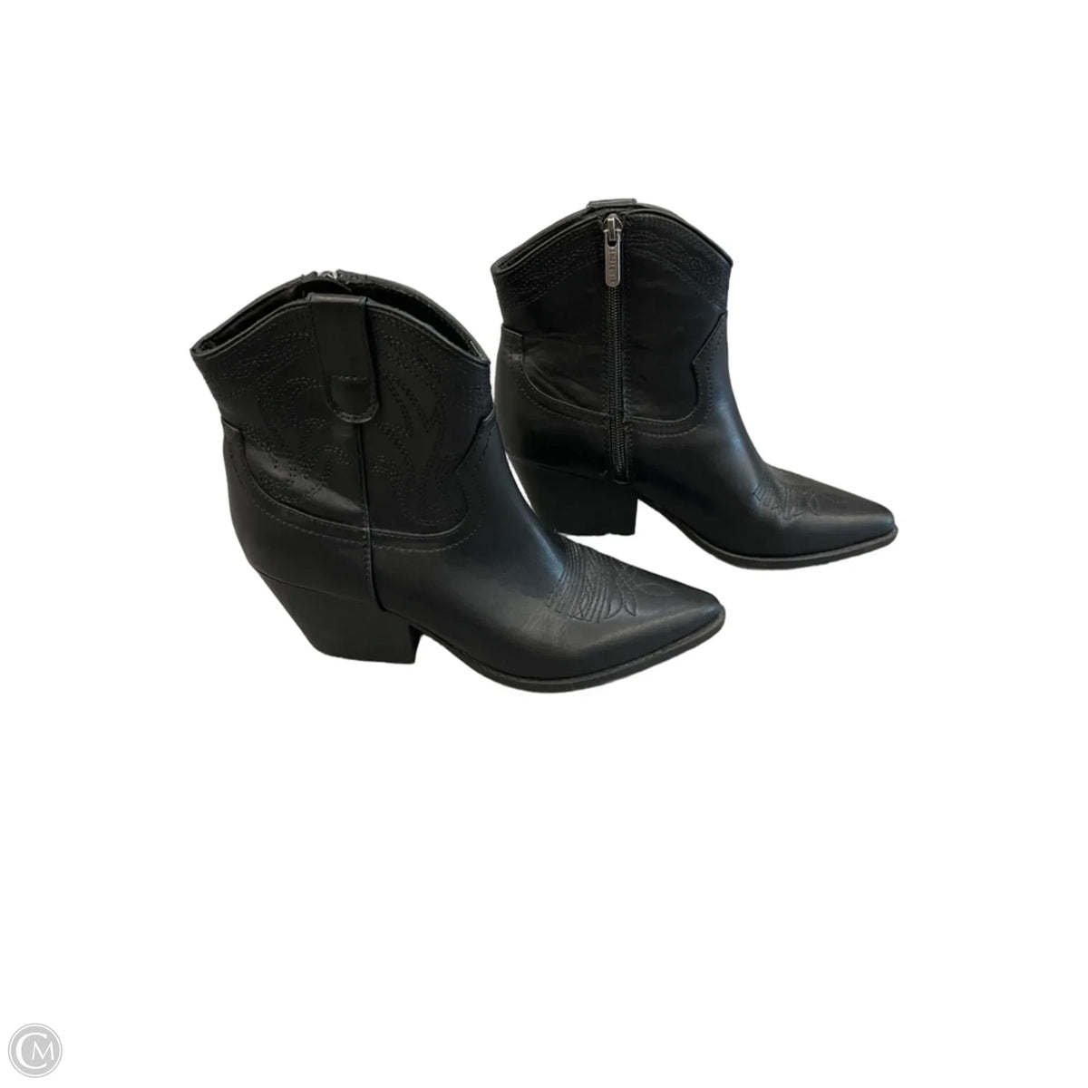 Boots Western By Indigo Rd In Black, Size: 7