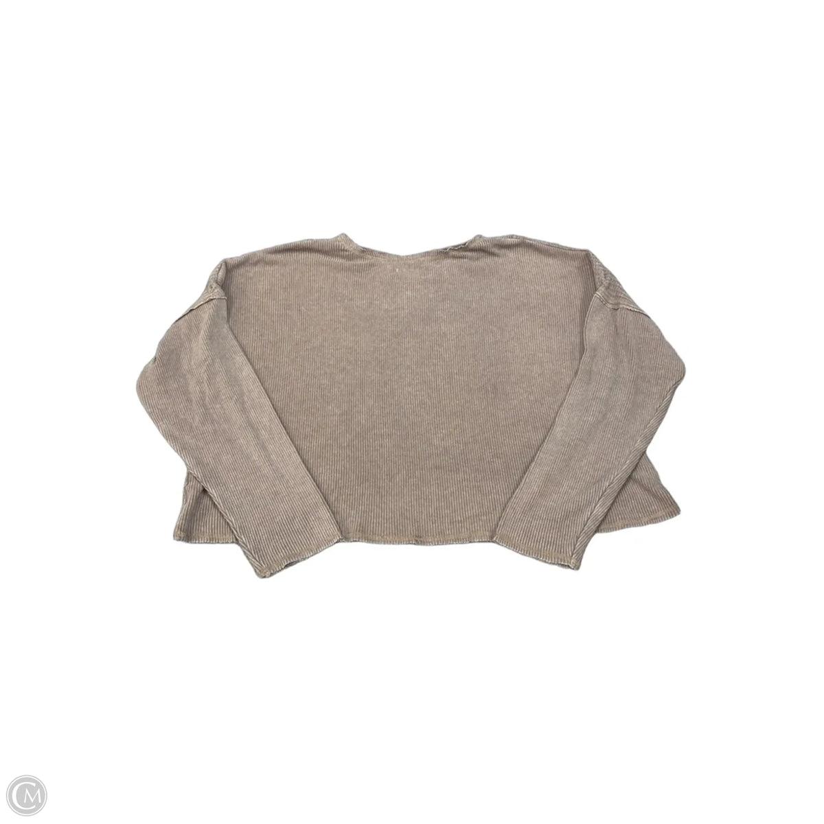 Top Long Sleeve By Altard State In Brown, Size: L