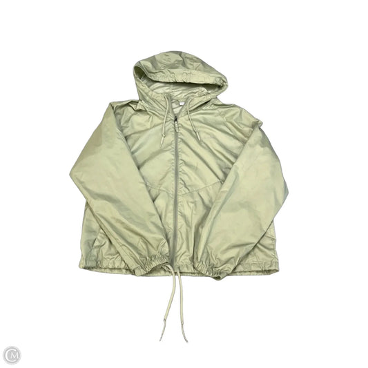 Jacket Windbreaker By Columbia In Green, Size: M