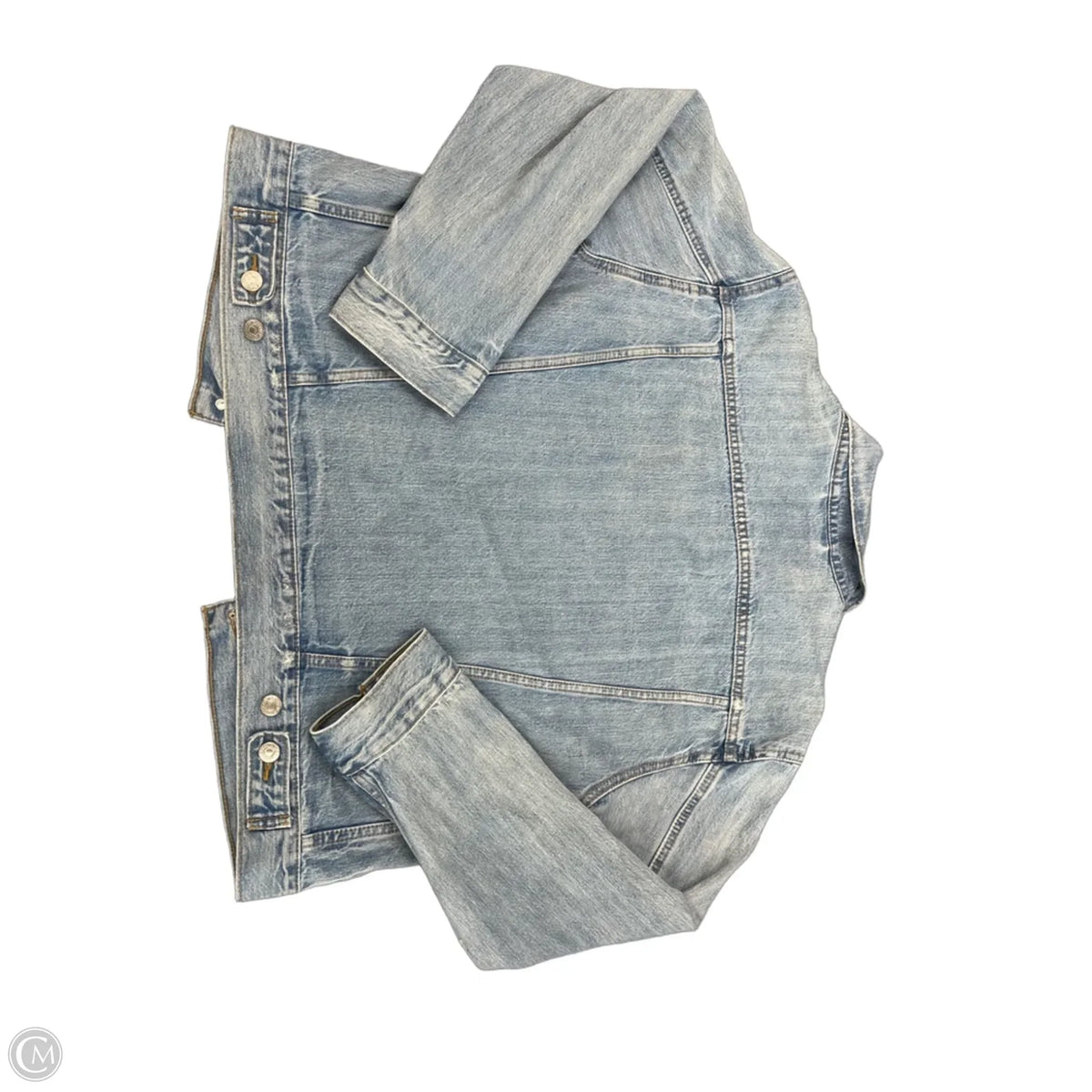 Jacket Denim By Levis In Blue Denim, Size: L