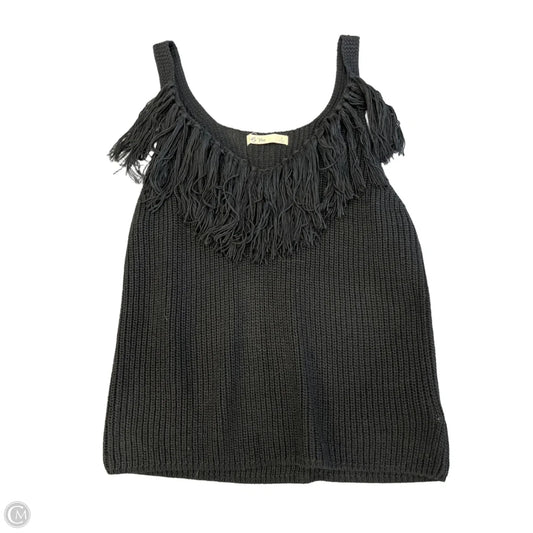 Top Sleeveless By Clothes Mentor In Black, Size: S